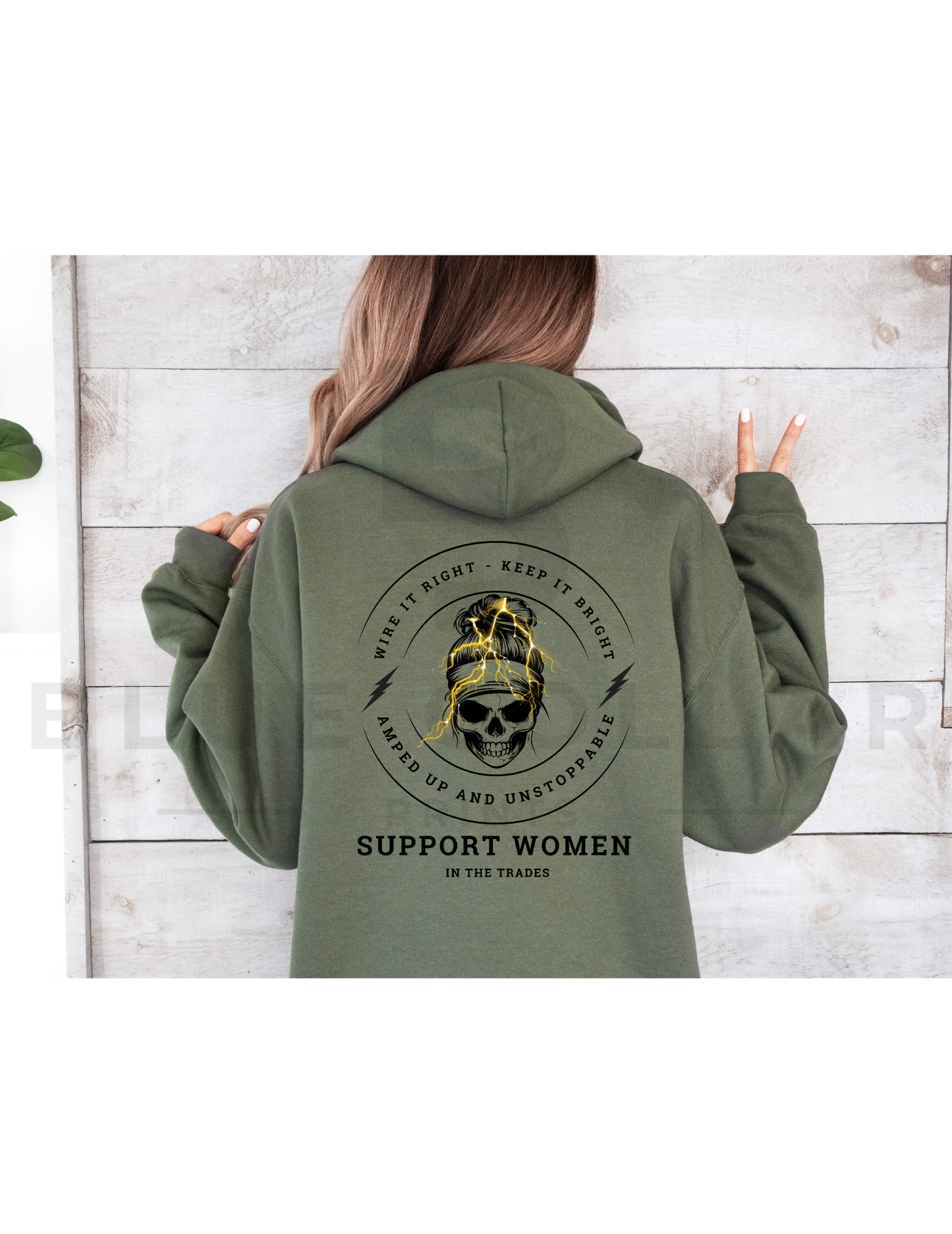Electrician - WIRE IT RIGHT Hoodie OR T-Shirt