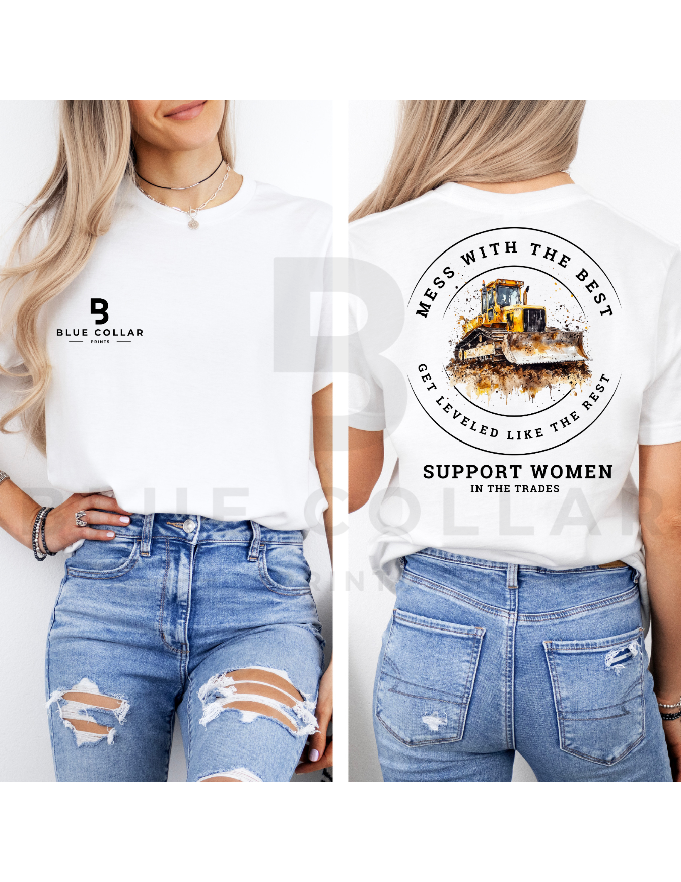BULLDOZER MESS WITH THE BEST Hoodie OR T-Shirt
