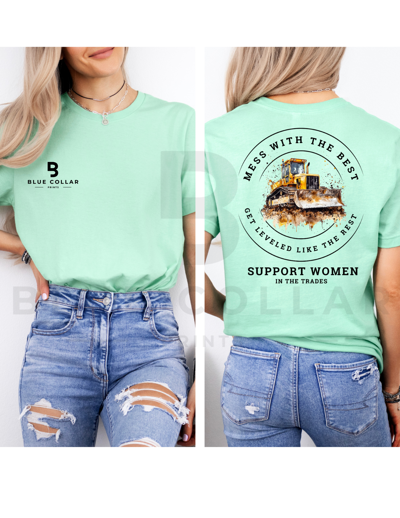 BULLDOZER MESS WITH THE BEST Hoodie OR T-Shirt