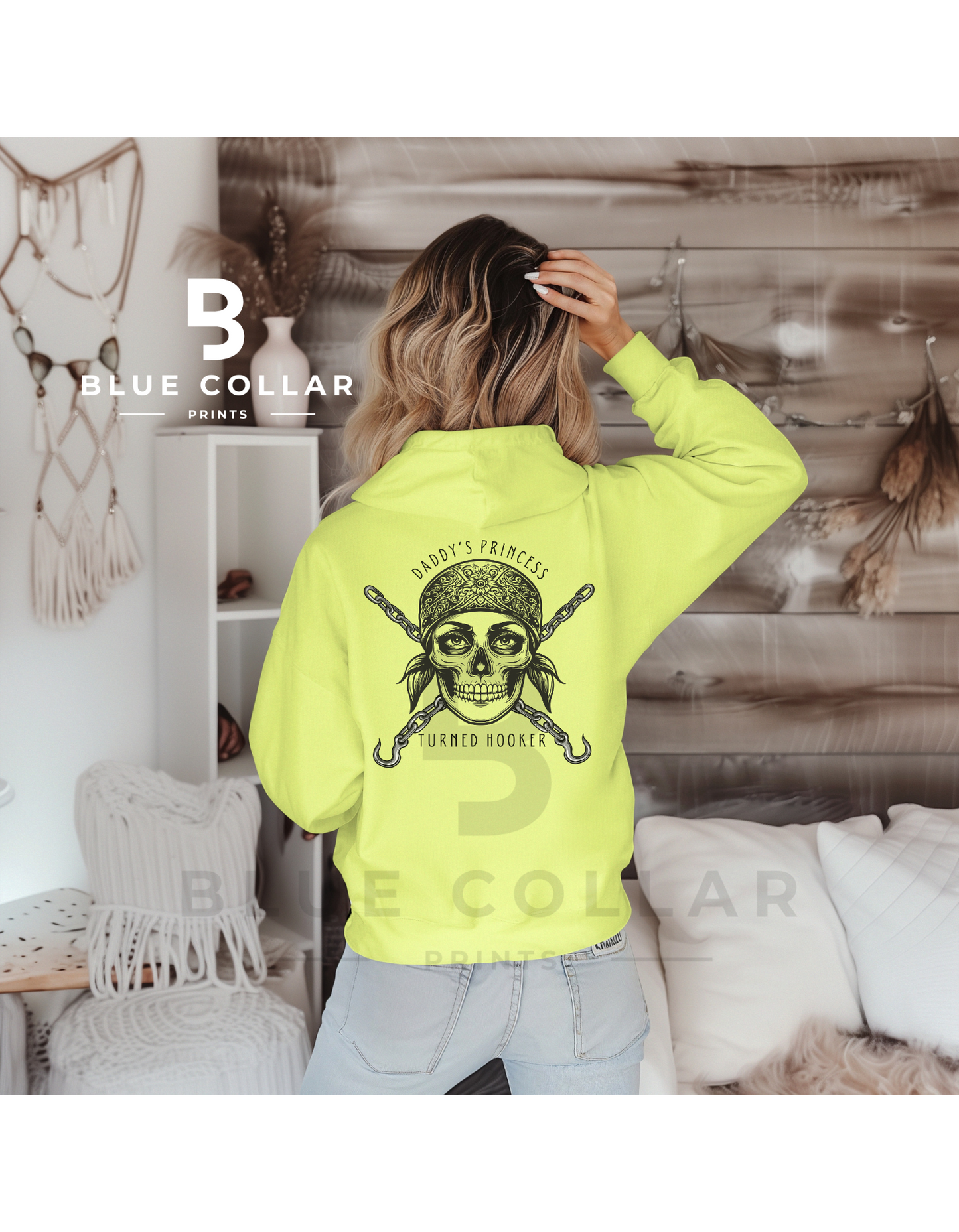 Tow Truck Operator - Daddy's Princess Turned Hooker Skull Sweatshirt OR T-Shirt