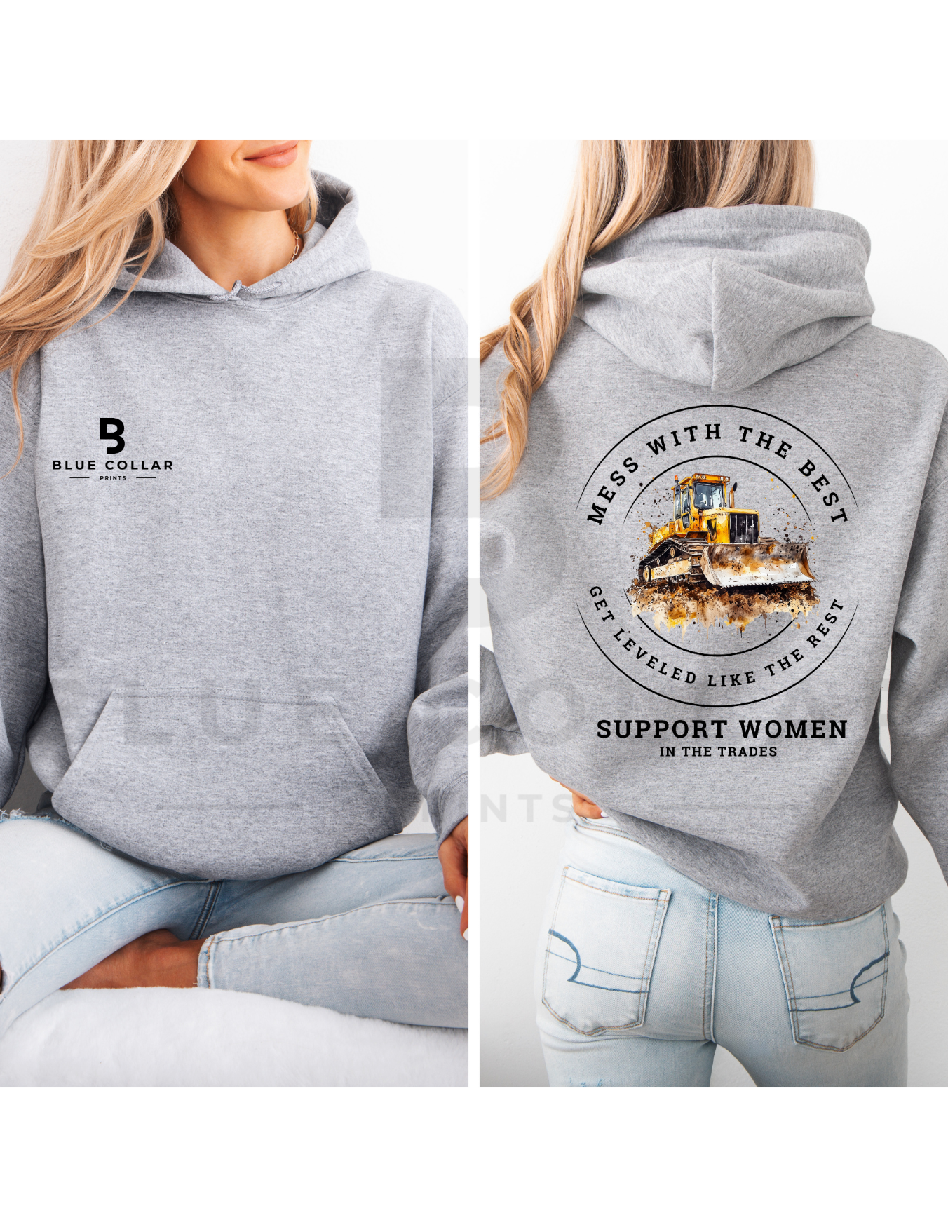 BULLDOZER MESS WITH THE BEST Hoodie OR T-Shirt