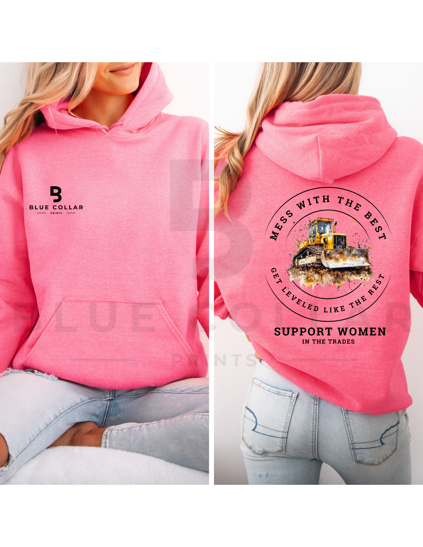 BULLDOZER MESS WITH THE BEST Hoodie OR T-Shirt