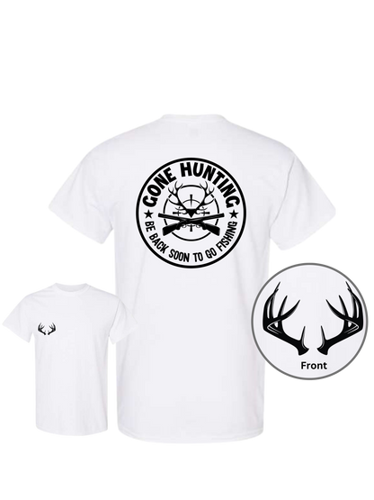 #1063-Gone Hunting Short Sleeve T-Shirt