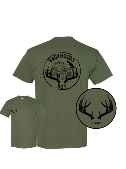 #1064-Backwoods Boy Short Sleeve T-Shirt