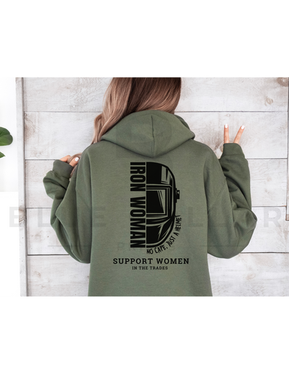 Welder - IRON WOMAN Hoodie OR T-Shirt