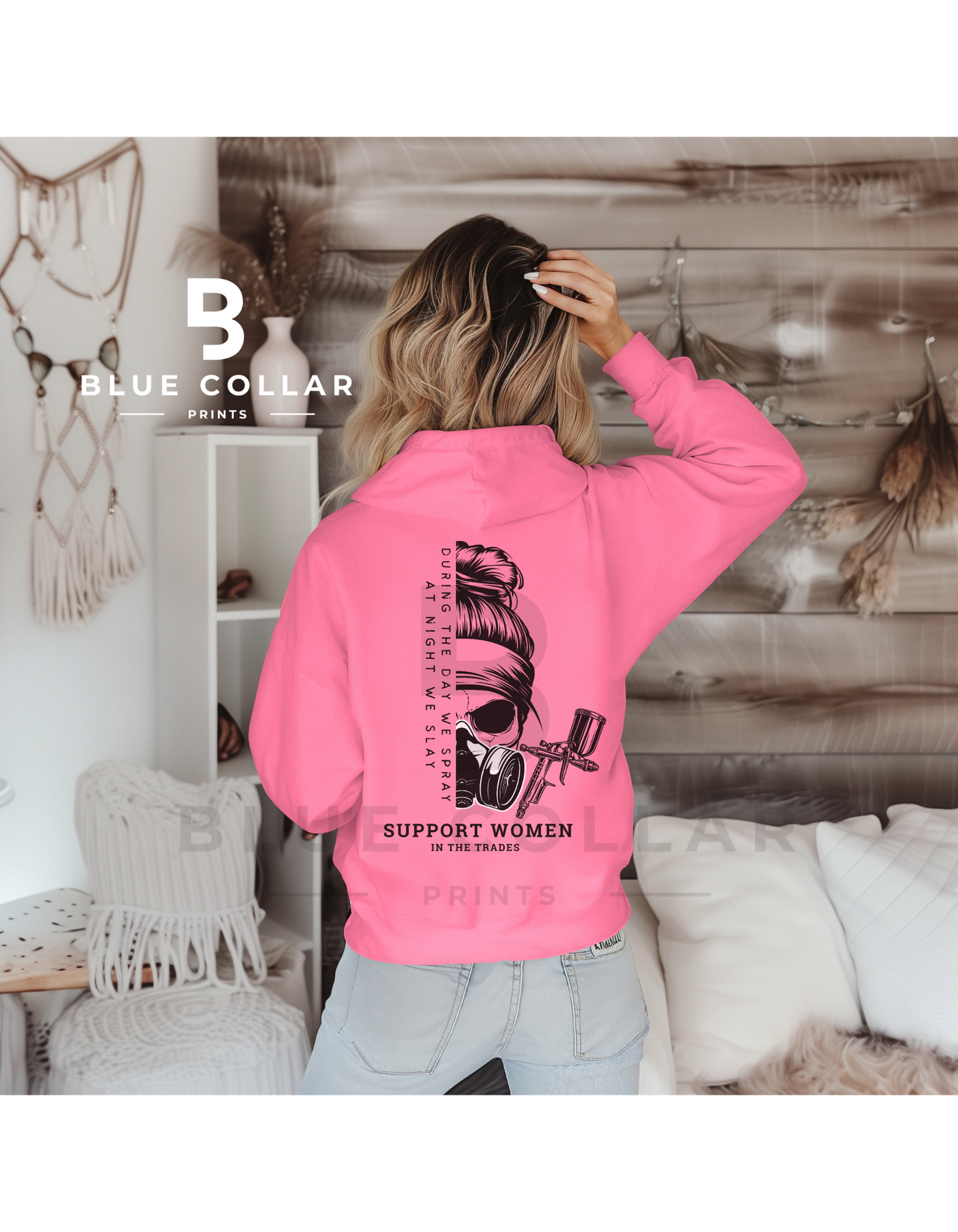 AUTO PAINT TECHNICIAN - During The Day We Spray At Night We Slay Hoodie & T-Shirt