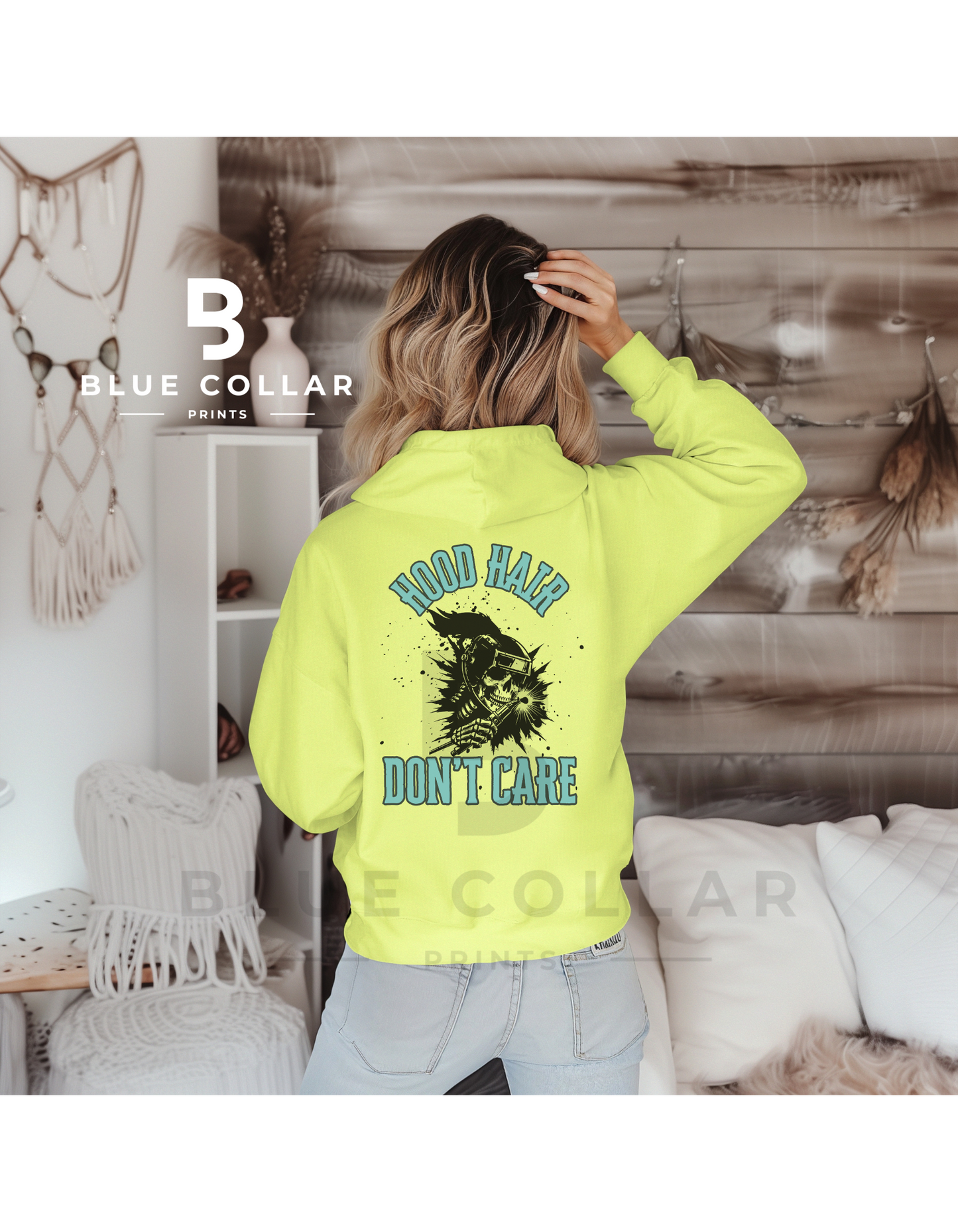 Welder HOOD HAIR DON'T CARE Hoodie OR T-Shirt
