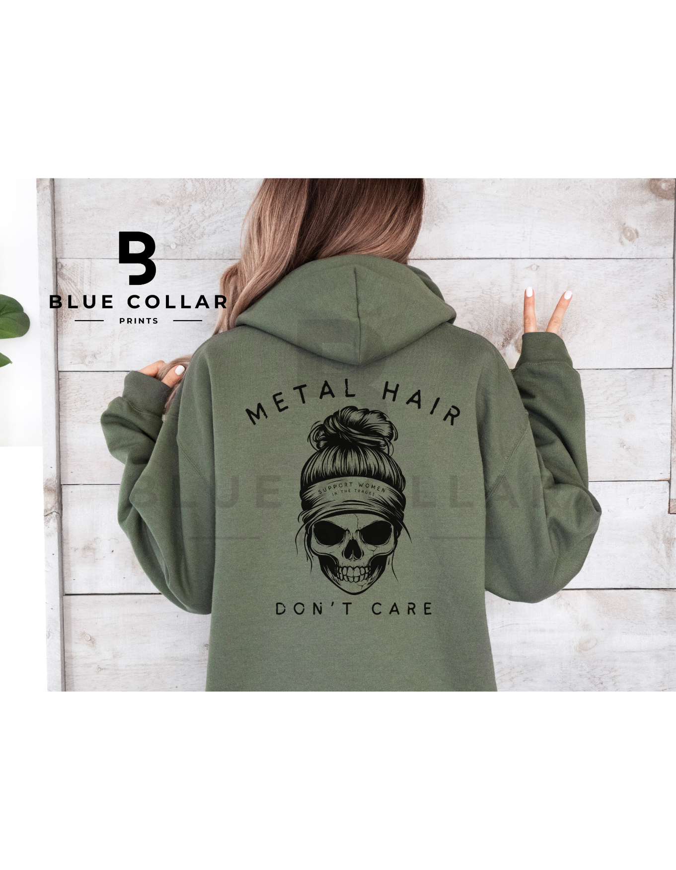 METAL HAIR DON'T CARE Hoodie OR T-Shirt
