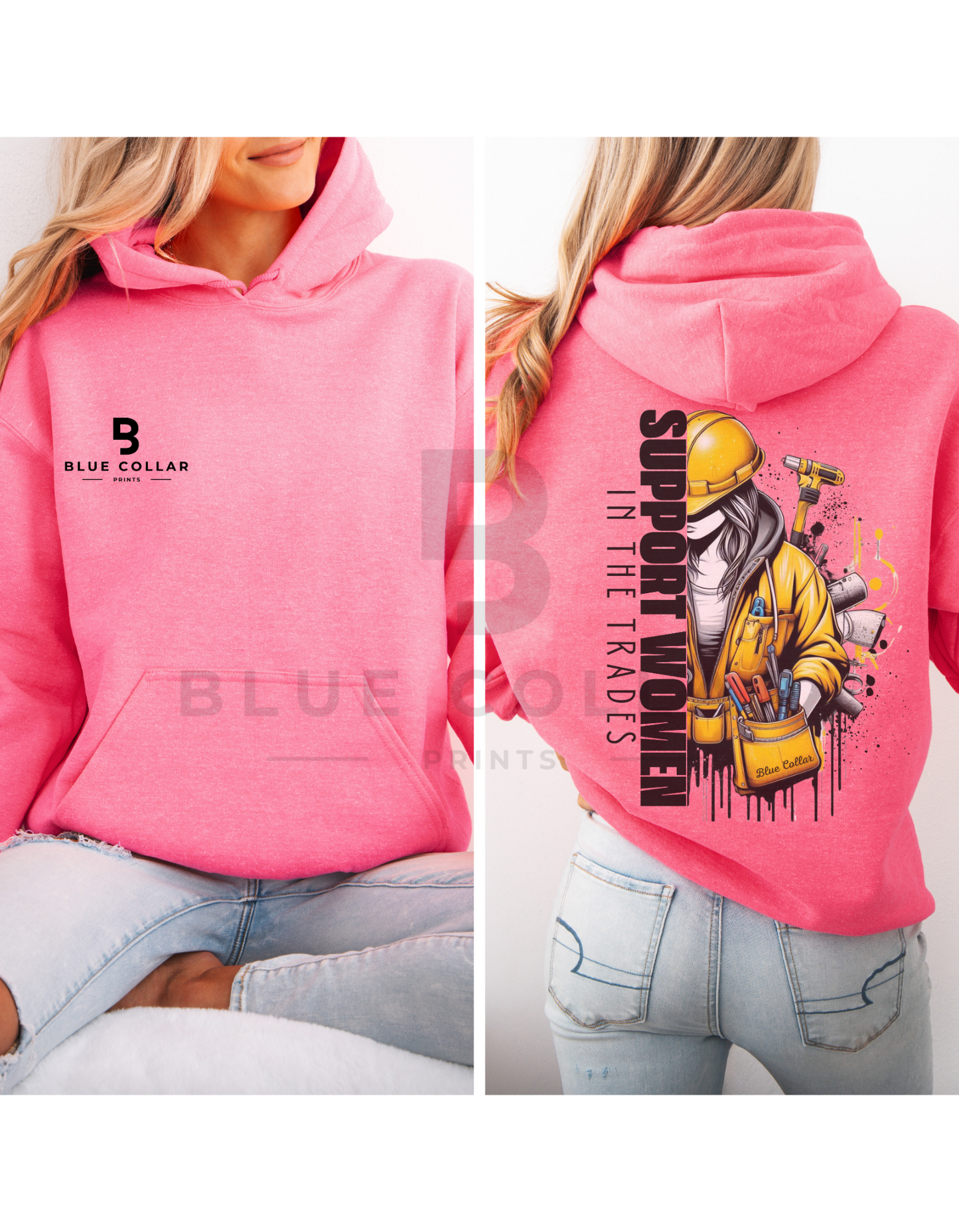 Support Women in the Trades Hoodie OR T-Shirt
