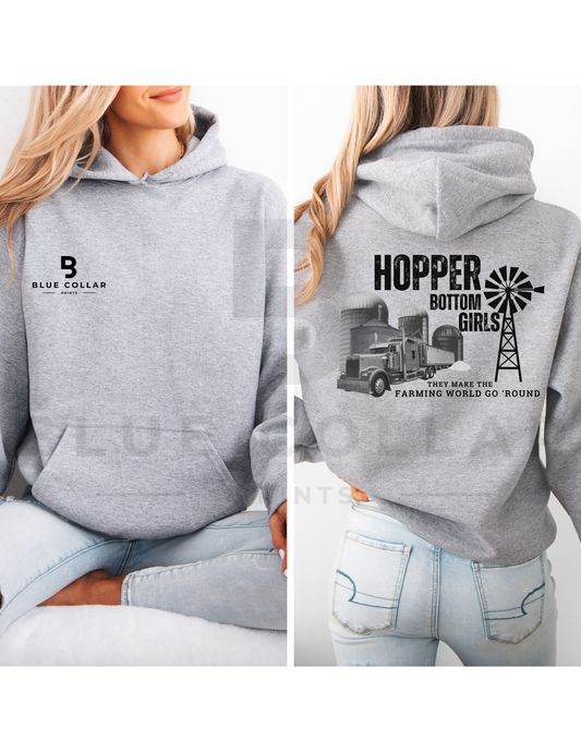 HOPPER BOTTOM GIRLS Make The Farming World Go Round Hoodie OR T-Shirt