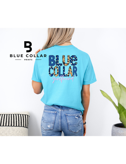 Blue Collar Girlfriend Cheetah Hoodie OR T-Shirt