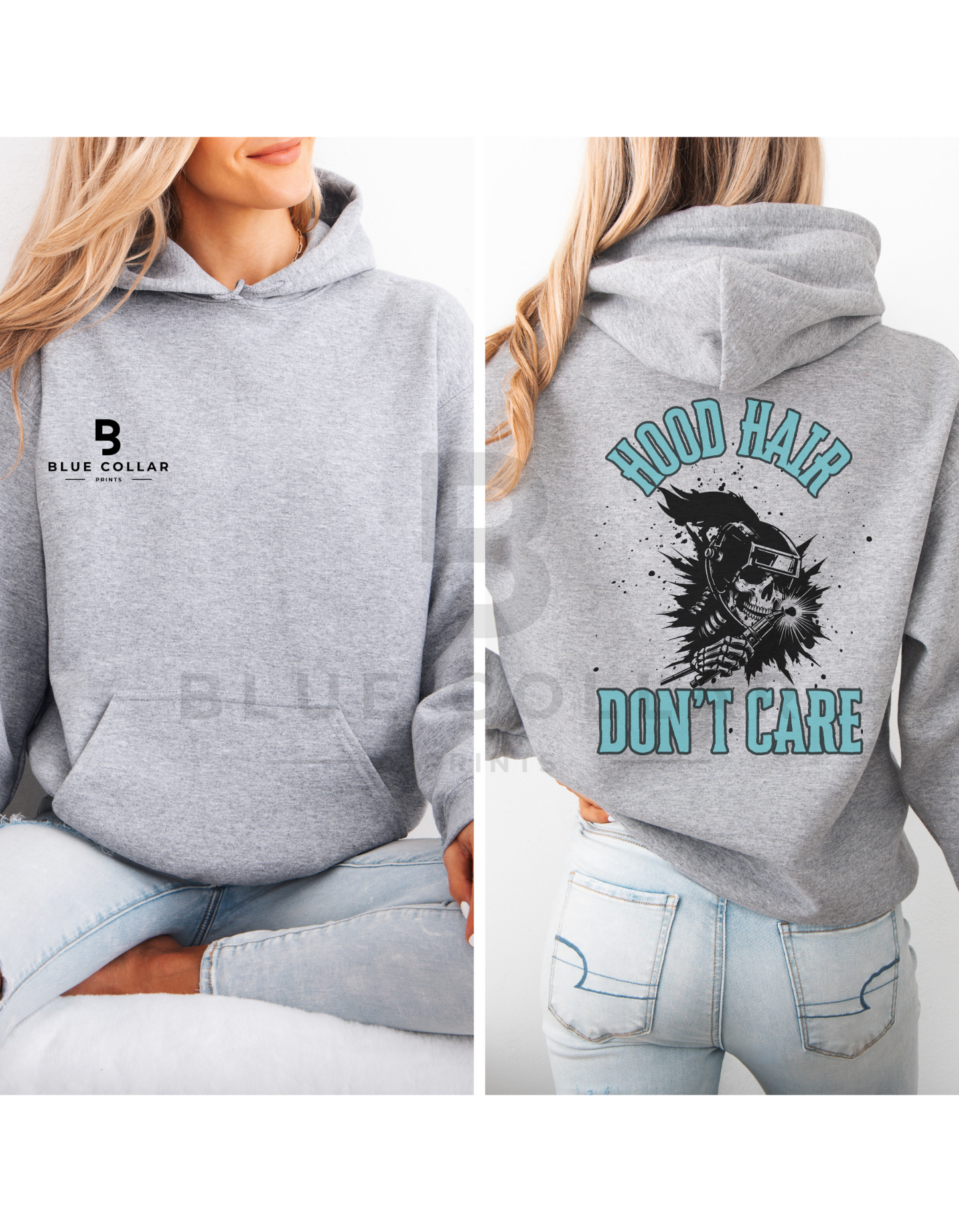 Welder HOOD HAIR DON'T CARE Hoodie OR T-Shirt
