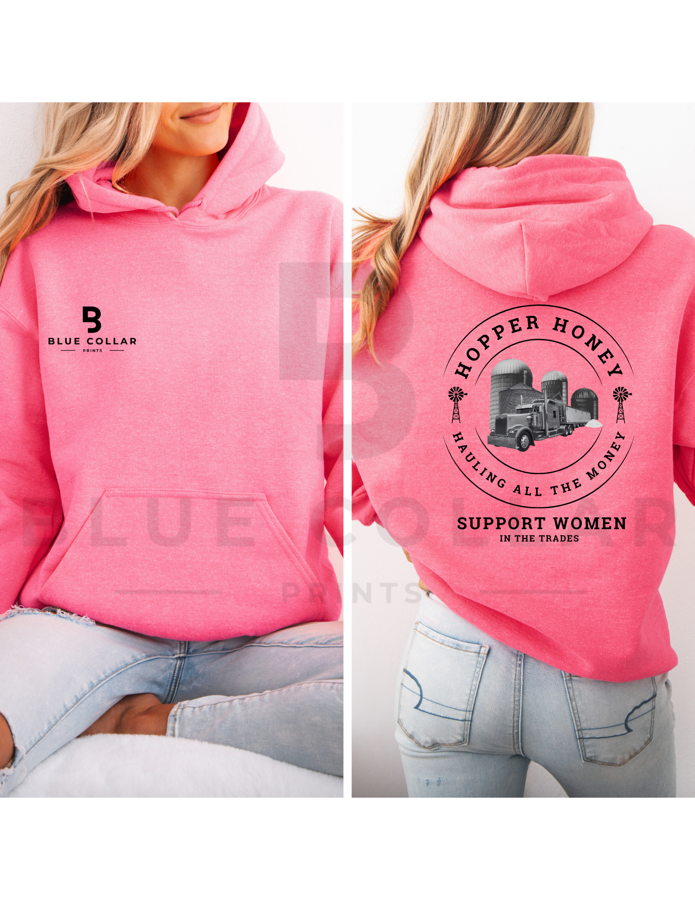 HOPPER BOTTOM HONEY Hauling All The Money Hoodie OR T-Shirt