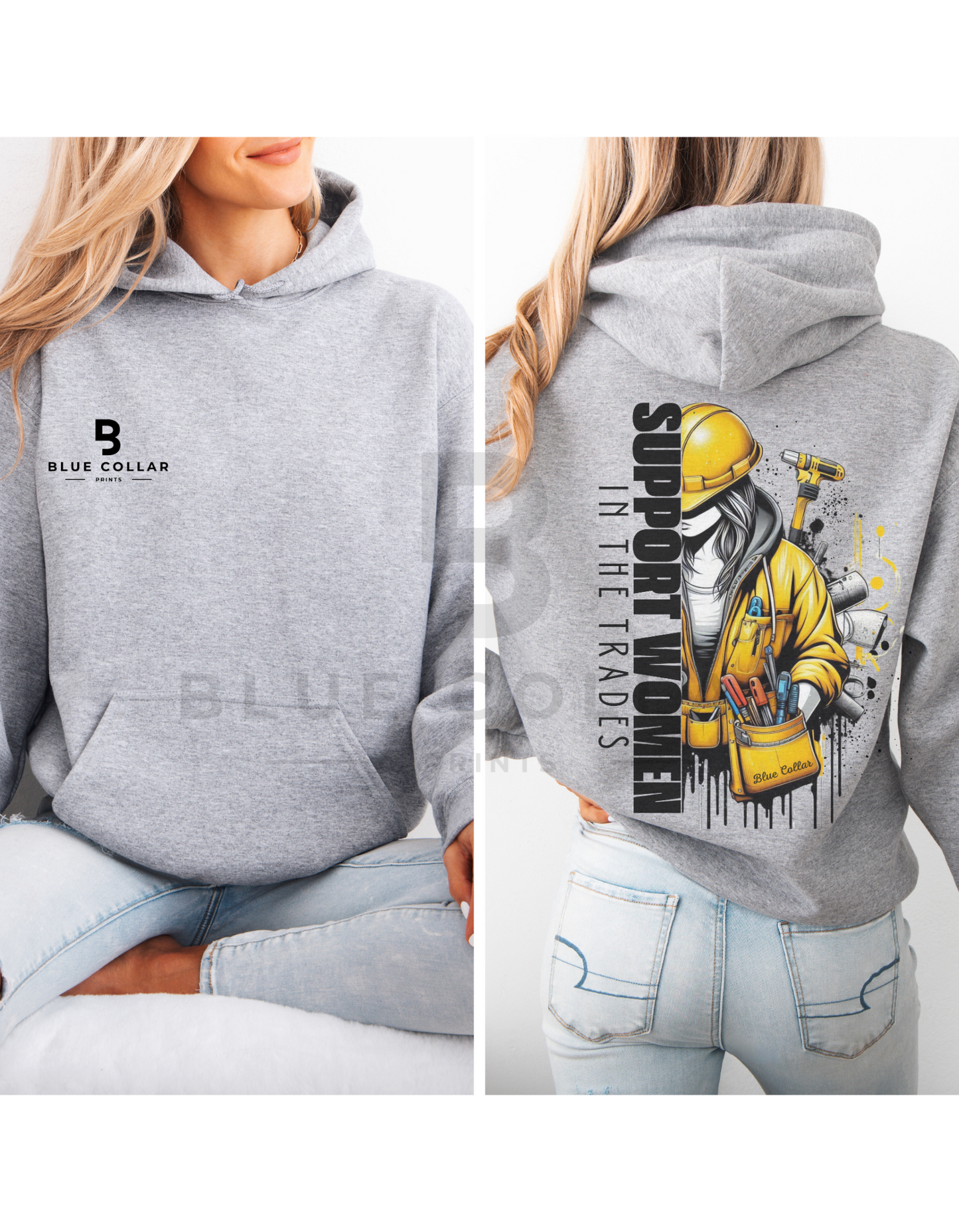 Support Women in the Trades Hoodie OR T-Shirt