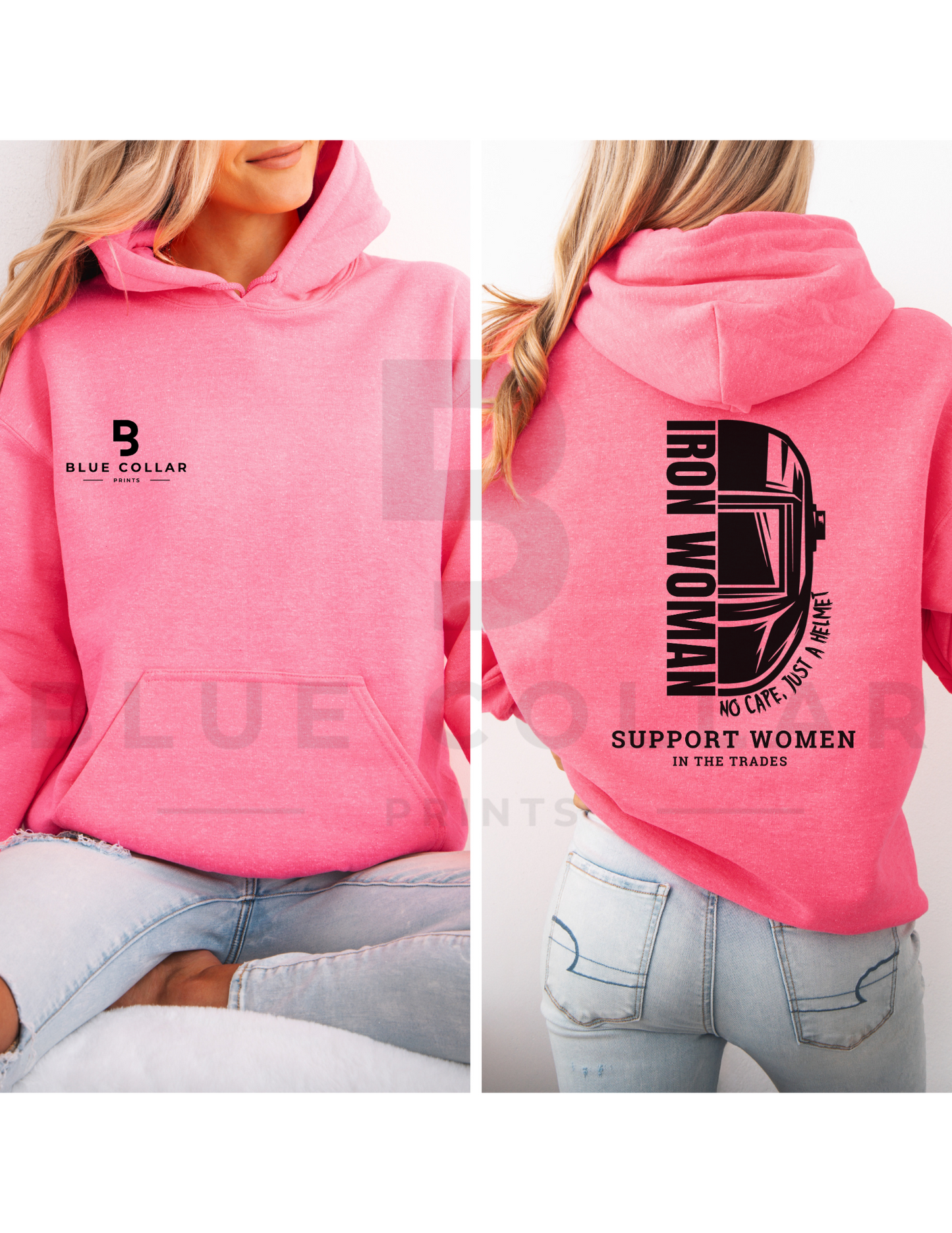 Welder - IRON WOMAN Hoodie OR T-Shirt