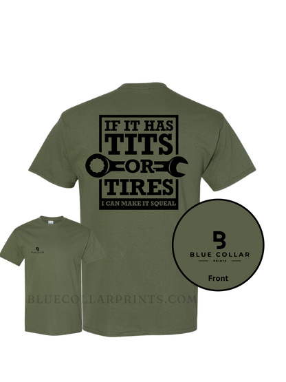 #2000 If it has Tits or Tires I can make it Squeal Short Sleeve T-Shirt