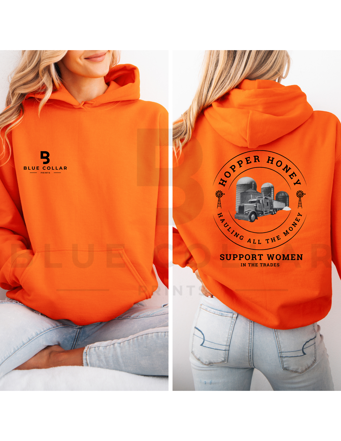 HOPPER BOTTOM HONEY Hauling All The Money Hoodie OR T-Shirt
