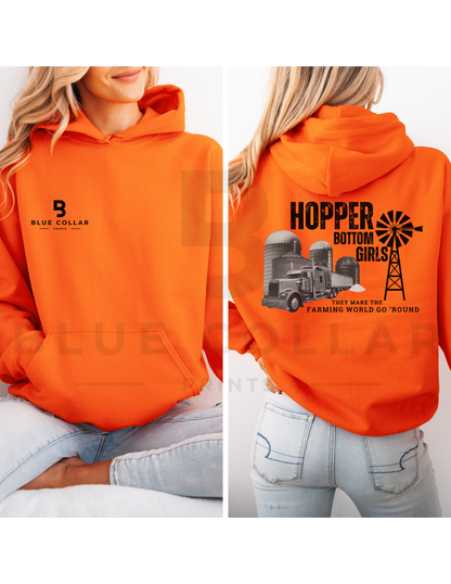 HOPPER BOTTOM GIRLS Make The Farming World Go Round Hoodie OR T-Shirt